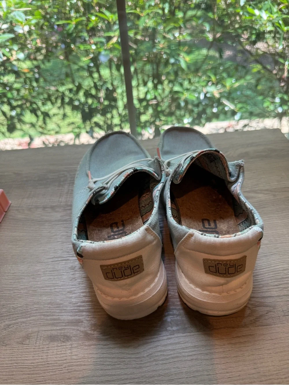 HeyDude Canvas Shoes in Light Blue